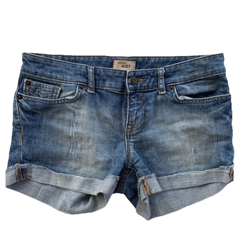 GAP Women's Blue Denim Jean Shorts